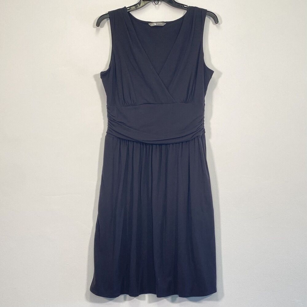 The North Face Dress Large Black Sleeveless Knit Activewear Stretch Gorp